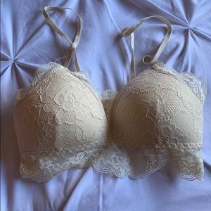 Cream bralette